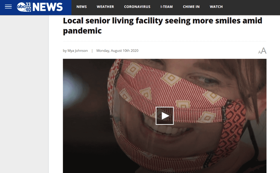 making smiles and lip reading easier to see